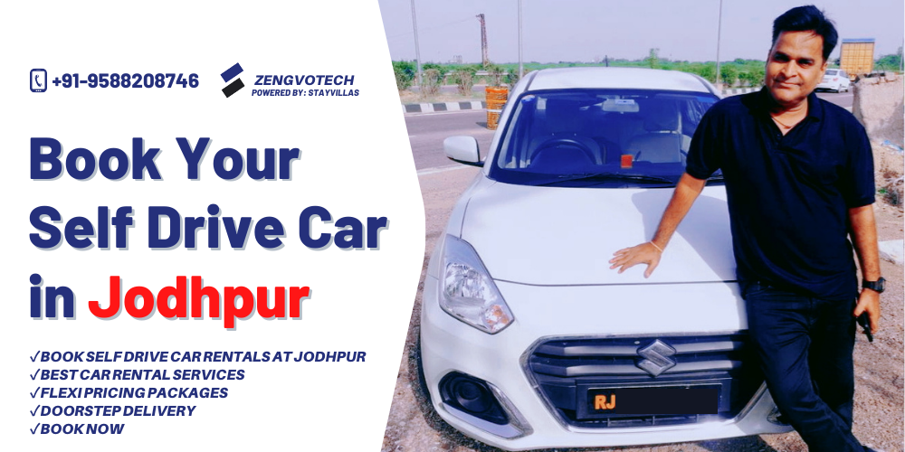 Self Drive Car in Jodhpur car rental in jodhpur self drive car banner rent a car in jodhpur zengvotech 
